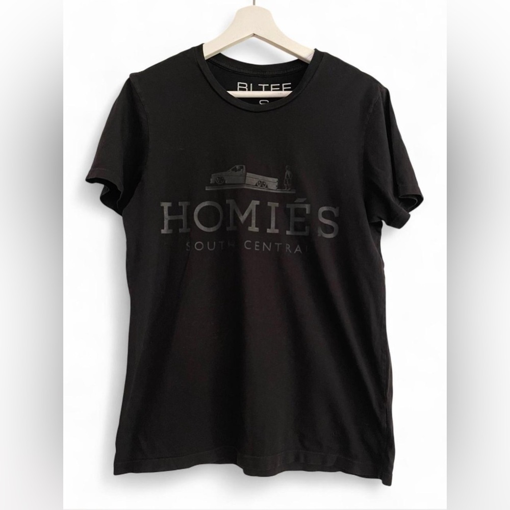 Brian Lichtenberg Black Short Sleeve Tee with Vintage Graphic